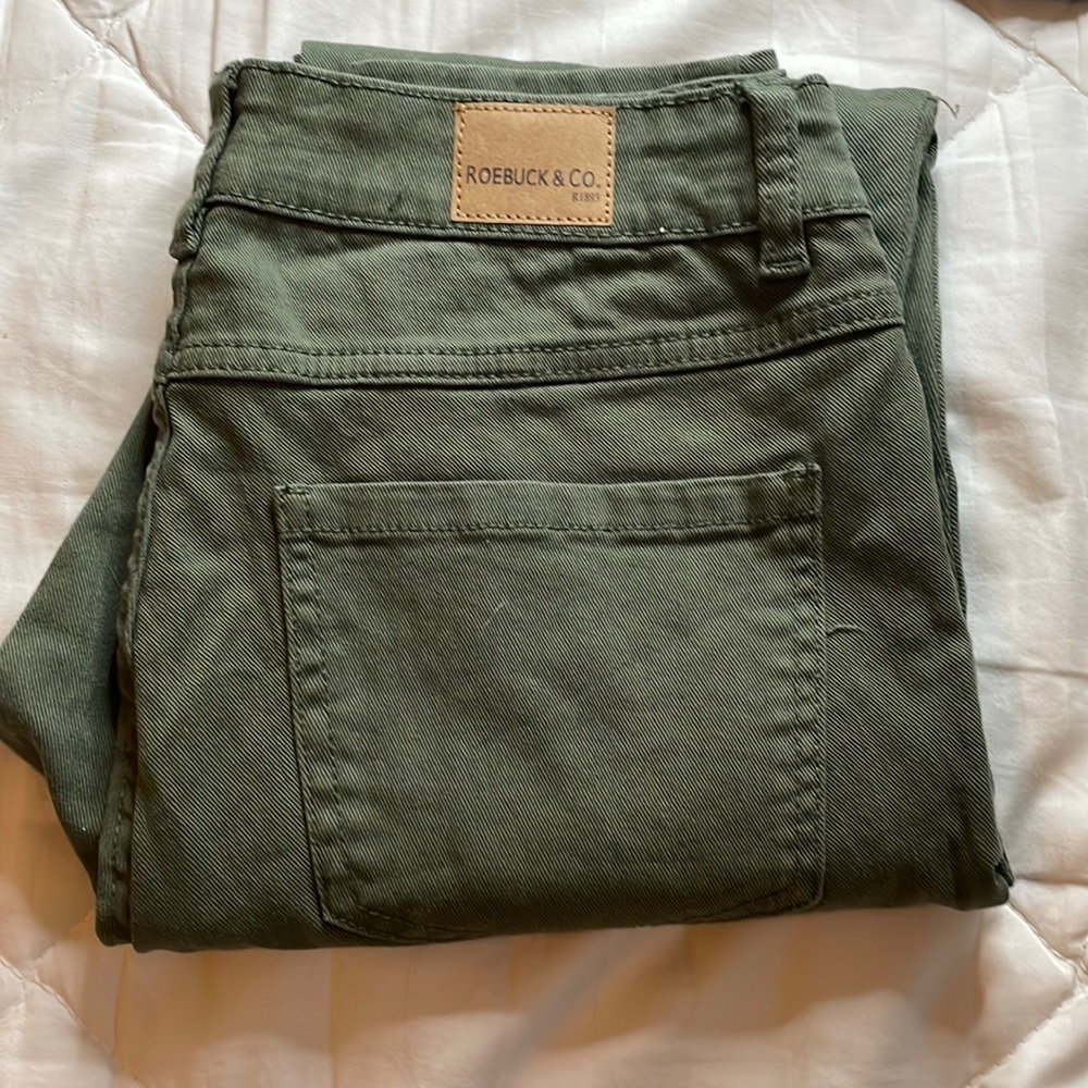 Green jeggings